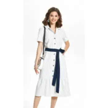 Платье TEZA-1350/1 В цвете: Белый; Размеры: 50,52,46,48,44,42