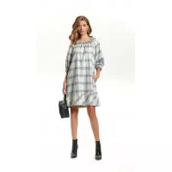 Платье TEZA-1431/1 В цвете: Белый; Размеры: 50,52,46,48,44,42