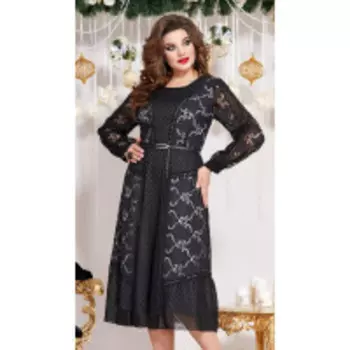 Платье Vittoria Queen-12893 В цвете: Черный; Размеры: 56,58,50,52,48,54