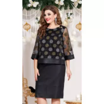 Платье Vittoria Queen-13053 В цвете: Черный; Размеры: 50,52,54