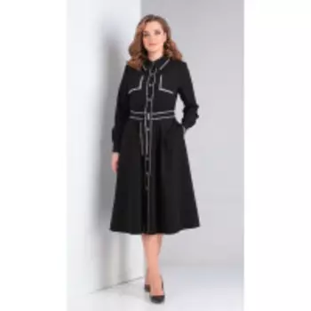 Платье Ксения стиль-1824 В цвете: Черный; Размеры: 50,46,48