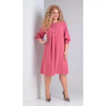 Платье Ксения стиль-1849 В цвете: Розовый; Размеры: 58,60,62