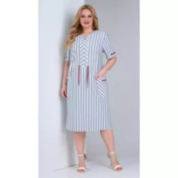 Платье Ксения стиль-1883 В цвете: Серый; Размеры: 58,60,62