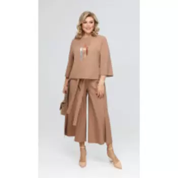 Pretty-1928/4 В цвете: Бежевый, Коричневый; Размеры: 56,58,60,62,64,66,52,54