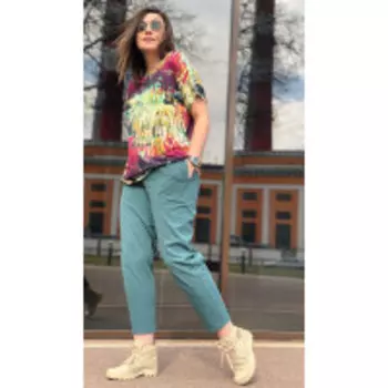 Runella-1457 В цвете: Зеленый, Разноцветный; Размеры: 56,58,50,52,48,54