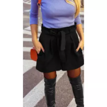 Шорты Mirolia-809 В цвете: Черный; Размеры: 50,46,48,44