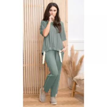 Спортивная одежда Юрс-20-356-2 В цвете: Зеленый; Размеры: 52,46