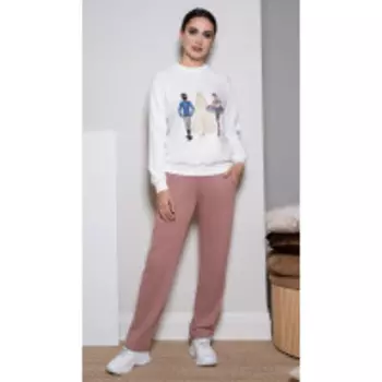 Спортивная одежда Юрс-21-478-1 В цвете: Белый, Розовый; Размеры: 50,46,54,44