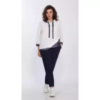 Спортивная одежда Lady Secret-2747 В цвете: Синий, Белый; Размеры: 56,50,52,54