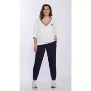 Спортивная одежда Lady Secret-2753 В цвете: Синий, Белый; Размеры: 56,52,54