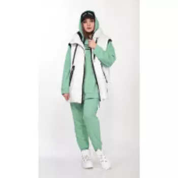 Спортивная одежда Lady Secret-4001/3 В цвете: Белый, Зеленый; Размеры: 56,58,60,50,52,54