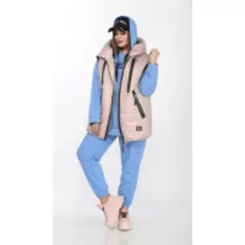 Спортивная одежда Lady Secret-4001 В цвете: Бежевый, Голубой; Размеры: 56,58,60,50,52,54