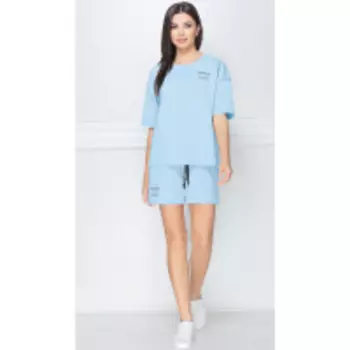 Спортивная одежда LeNata-21196/3 В цвете: Голубой; Размеры: 54