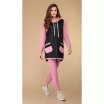 Спортивная одежда Svetlana Style-1530 В цвете: Черный; Размеры: 50,52,46,48