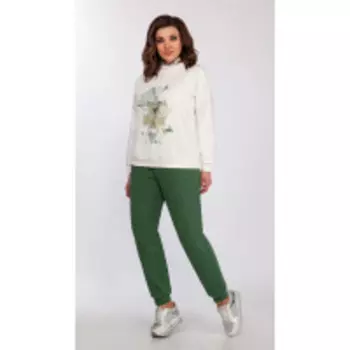 Спортивная одежда Теллура-Л-1558-2/1 В цвете: Белый, Зеленый; Размеры: 50,52,46,48,54,44