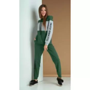 Спортивная одежда Ксения стиль-1807 В цвете: Зеленый; Размеры: 56,54