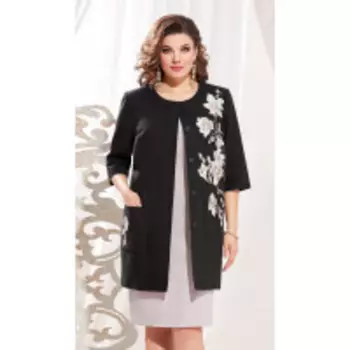 Vittoria Queen-13563 В цвете: Черный, Бежевый, Разноцветный; Размеры: 56,58,60,50,52,54