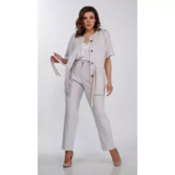 Жакет Anna Majewska-1462/1 В цвете: Серый; Размеры: 50,54