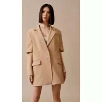 Жакет Beauty-4031 В цвете: Бежевый; Размеры: 46,44,42