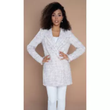 Жакет Юрс-21-438-4 В цвете: Белый; Размеры: 46