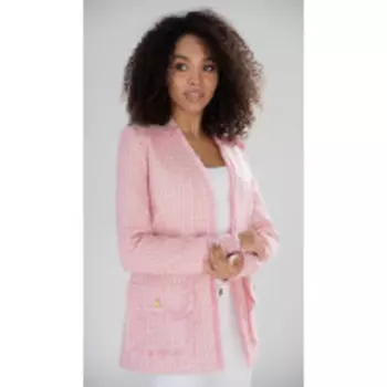 Жакет Юрс-21-523-2 В цвете: Розовый; Размеры: 50,52,46,48,54