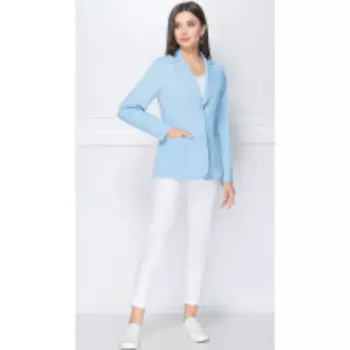 Жакет LeNata-11200/2 В цвете: Голубой; Размеры: 50,52,46,48,54,44