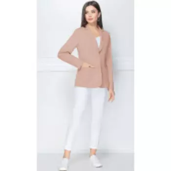 Жакет LeNata-11200/4 В цвете: Бежевый; Размеры: 50,46,48,54,44