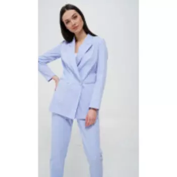 Жакет Люше-2600 В цвете: Голубой; Размеры: 56,58,50,52,46,48,54,44,42