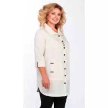 Жакет Matini-41318 В цвете: Белый; Размеры: 58,60,62