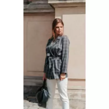 Жакет Mirolia-817 В цвете: Серый; Размеры: 50,52,46,48,54,44