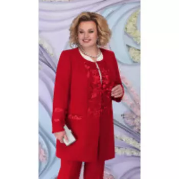 Жакет Ninele-5861/2 В цвете: Красный; Размеры: 56,58,60,62,54