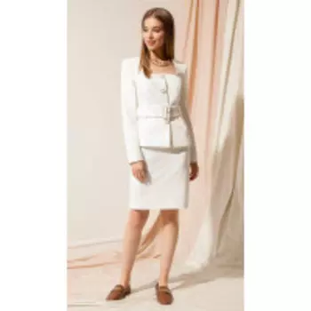 Жакет Nova Line-10148 В цвете: Белый; Размеры: 46,48,44,42