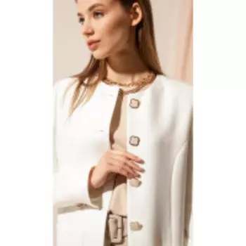 Жакет Nova Line-10158 В цвете: Белый; Размеры: 50,52,46,48,44,42