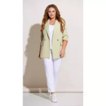 Жакет Olga Style-С662ж/1 В цвете: Зеленый; Размеры: 44,42