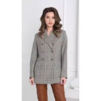 Жакет Sandyna-13934/2 В цвете: Бежевый, Серый; Размеры: 56,58,60,50,52,46,48,54,44