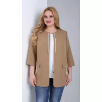 Жакет Ксения стиль-1885 В цвете: Бежевый; Размеры: 58,60,62