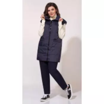 Жилет Anna Majewska-1384/1 В цвете: Синий; Размеры: 56,52,54