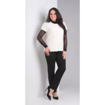 Жилет Диамант-1358/1 В цвете: Белый; Размеры: 56,58,60,62,52,54