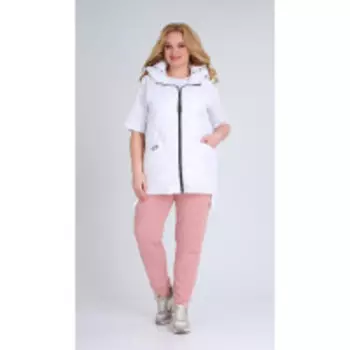 Жилет Диамант-1542/2 В цвете: Белый; Размеры: 56,58,60