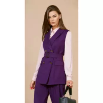 Жилет EOLA-1708 В цвете: Фиолетовый; Размеры: 44