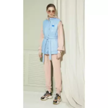 Жилет Gizart-7430с В цвете: Голубой; Размеры: 50,46,48,42