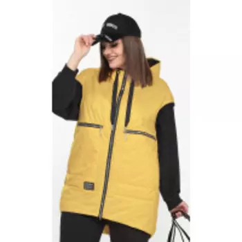 Жилет Lady Secret-048/1 В цвете: Желтый; Размеры: 56,52,54