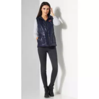 Жилет Lissana-3492 В цвете: Синий; Размеры: 46,48