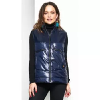 Жилет Lissana-3578 В цвете: Синий; Размеры: 50,52,48