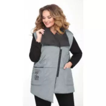 Жилет Matini-21457/1 В цвете: Зеленый; Размеры: 56,58,62,64,54