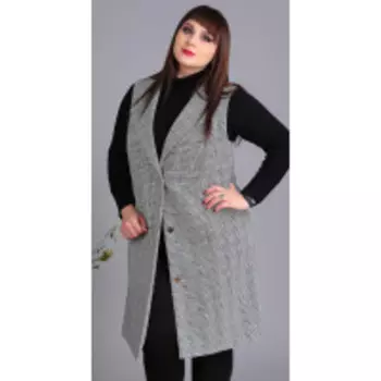 Жилет Novella Sharm-3414 В цвете: Белый, Черный; Размеры: 60,62,64,66