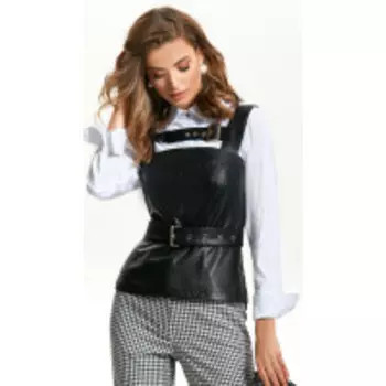 Жилет TEZA-1446 В цвете: Черный; Размеры: 50,52,46,48,44,42,40