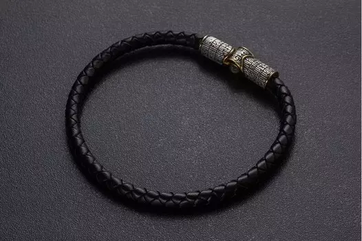 Браслет кожаный «Молитва Святому Духу»