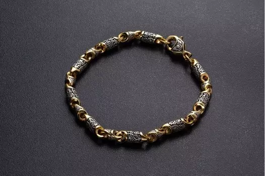 Браслет литой (диаметр 7 мм.)