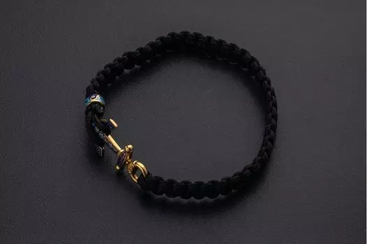 Браслет "Надежда" с синей эмалью